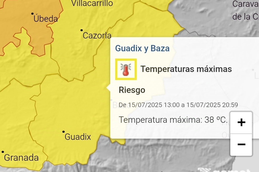 ALERTA: La AEMET mantiene la alerta amarilla por altas temperaturas para toda la semana